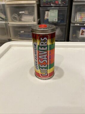 Vintage 1993 Vintage Tin Lifesaver Pencil Sharpener